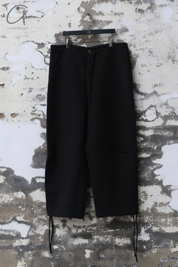 AVIVA JIFEI XUE 24 Autumn and Winter Wool Linen Plaid Parachute Pants AJX-FW24-PP-BWLS-HEI Black FW24-PP-KWLC